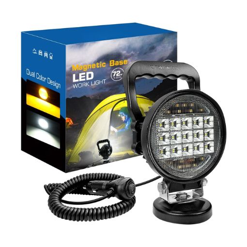 Tractor/Mower 72W Magnetic Work LED Light