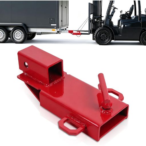 Clamp-On 2" Forklift Trailer Hitch Attachment