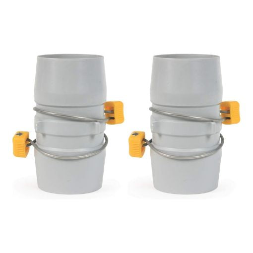 2-Pack RV Easy Slip Internal Hose Coupler with Slip-Lock Rings