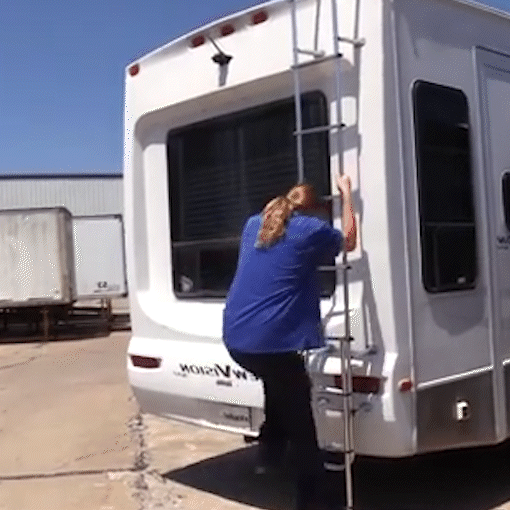 RV Ladder Extension