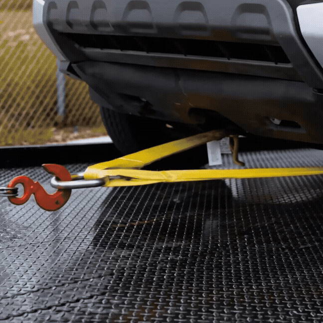 Towing Straps V Bridle with 15" J Hooks and T-J Hooks