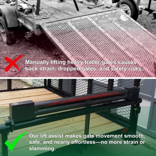 Double Barrel Chain Driven Trailer Gate Lift Assist