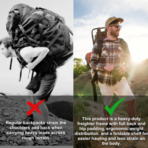 Freighter Aluminum Frame Pack