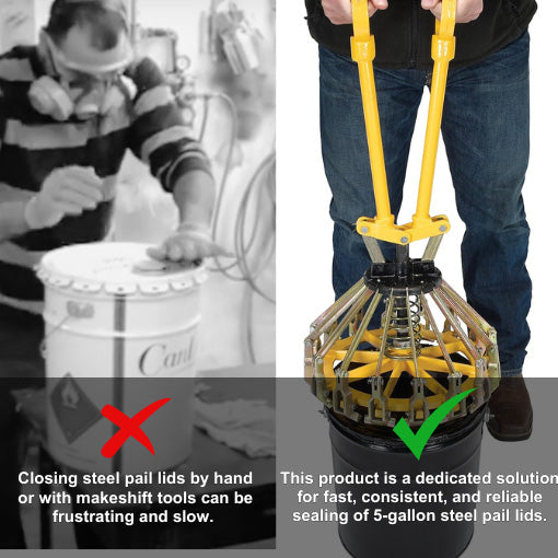 Steel Pail Lid Closing Tool