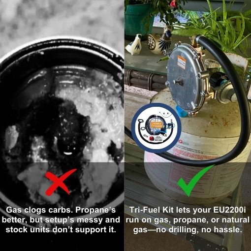 Propane, Natural Gas, Gasoline Tri-Fuel Conversion Kit