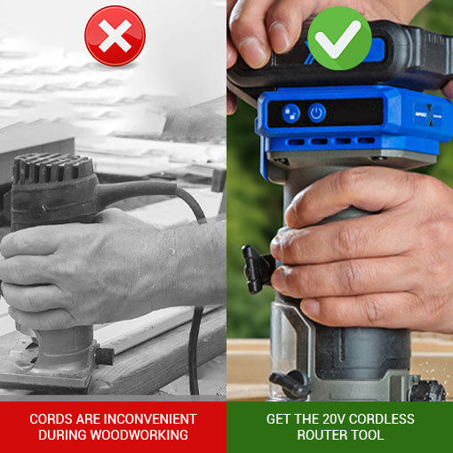 20V Cordless Router Tool
