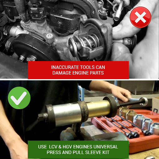 LCV & HGV Engines Universal Press and Pull Sleeve Kit