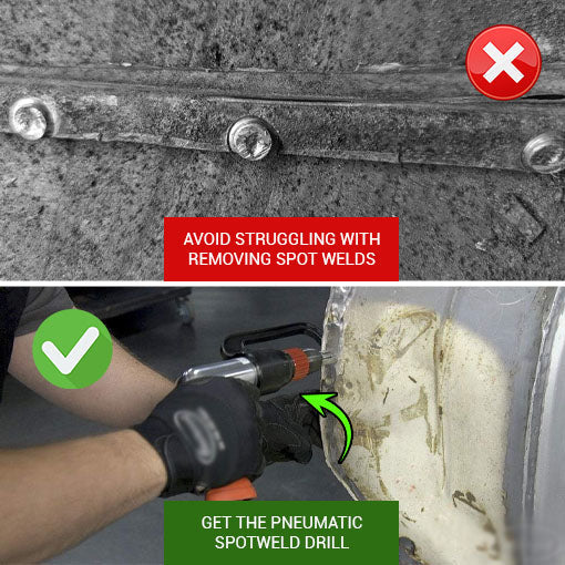 Pneumatic Spotweld Drill