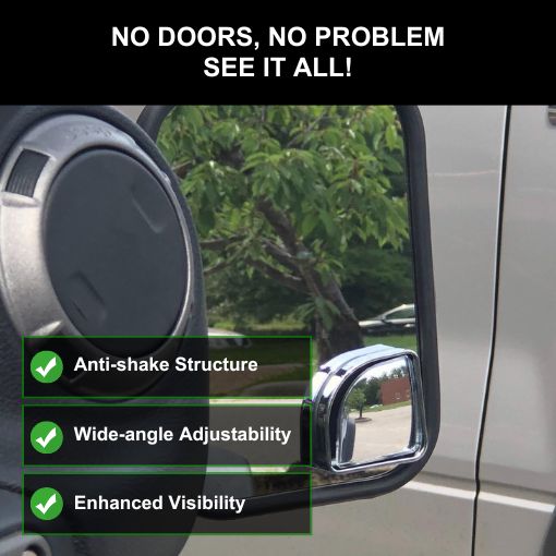 360 Rotation Doors Off Mirrors