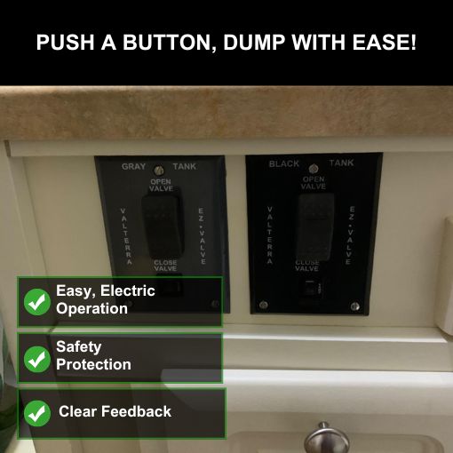 RV Electric Waste Valve System
