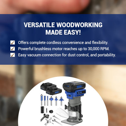 20V Cordless Router Tool