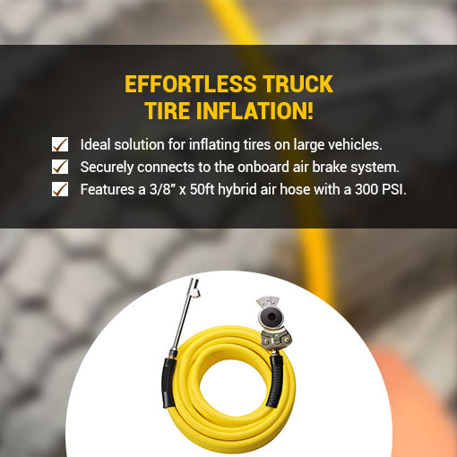 Semi Truck Glad Hand Tire Inflator Kit