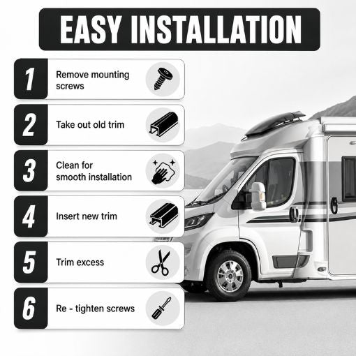 1'' RV Trim Molding Insert Replacement