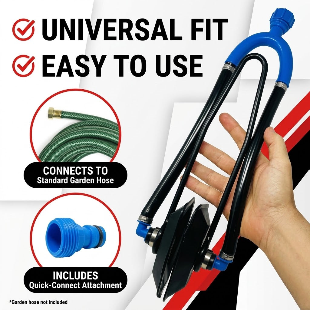 Universal Boat Outboard Motor Dual Flow Water Muffs
