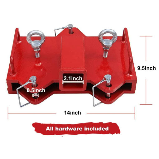 2-inch Forklift Trailer Hitch Receiver Attachment