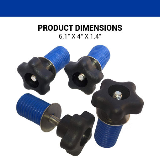 ATV Lock and Ride Knob Tie Down Anchor Kit