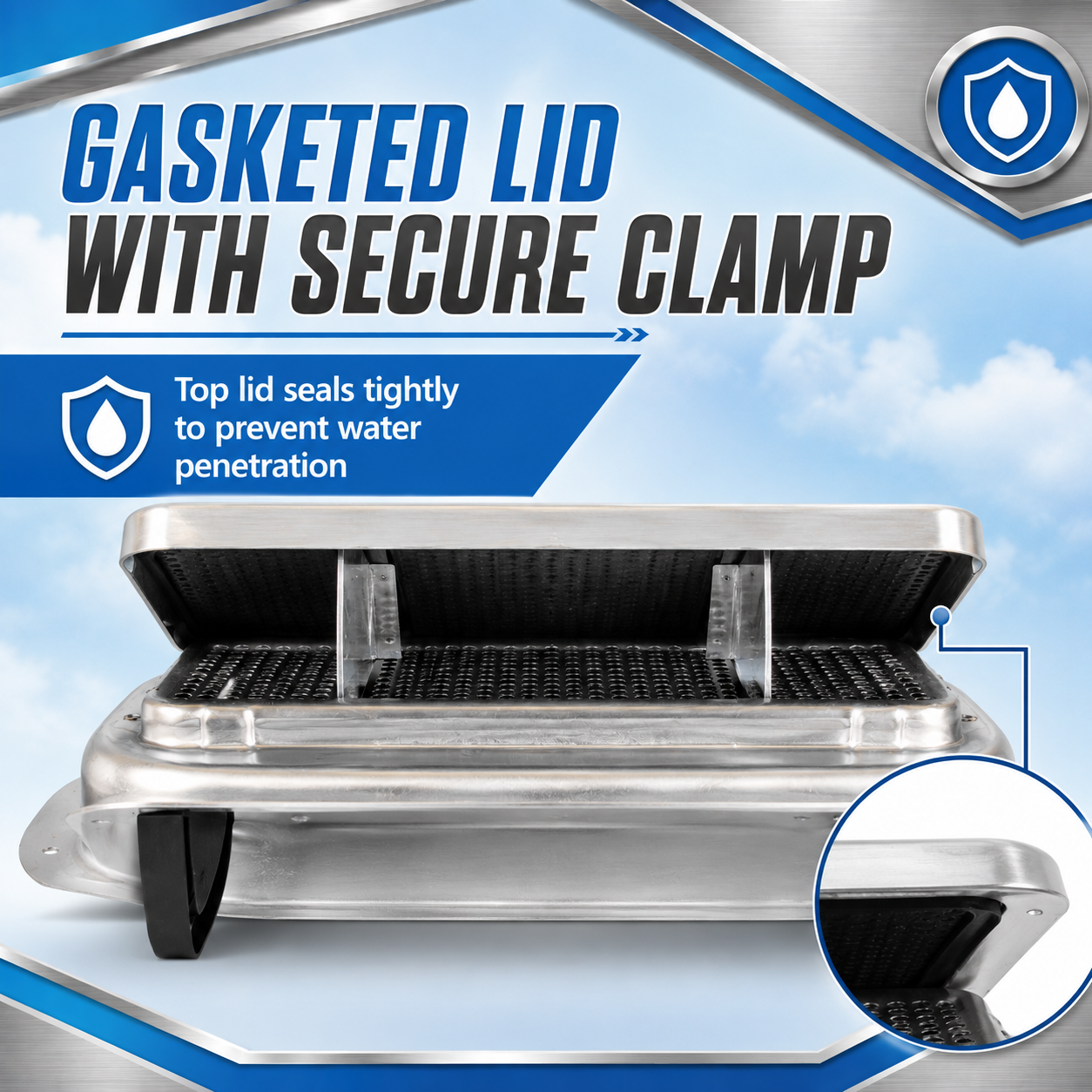 RV/Trailer Aluminum High-Profile Popup Roof Vents