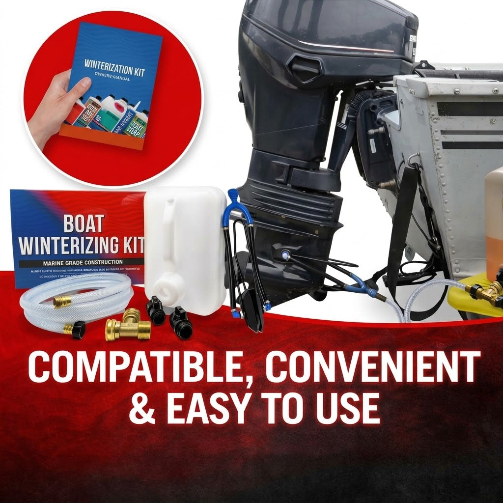 Boat Winterizer Gravity Motor Cleaning Kit