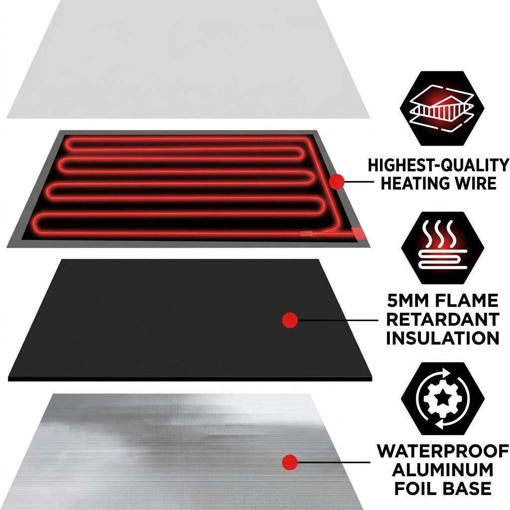 2-Pack RV Tank Heater Pad with Thermostat