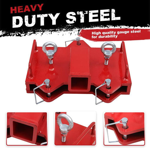 2-inch Forklift Trailer Hitch Receiver Attachment