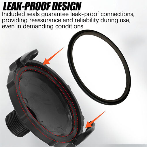 RV Waste Valve Cap with Bayonet Hook