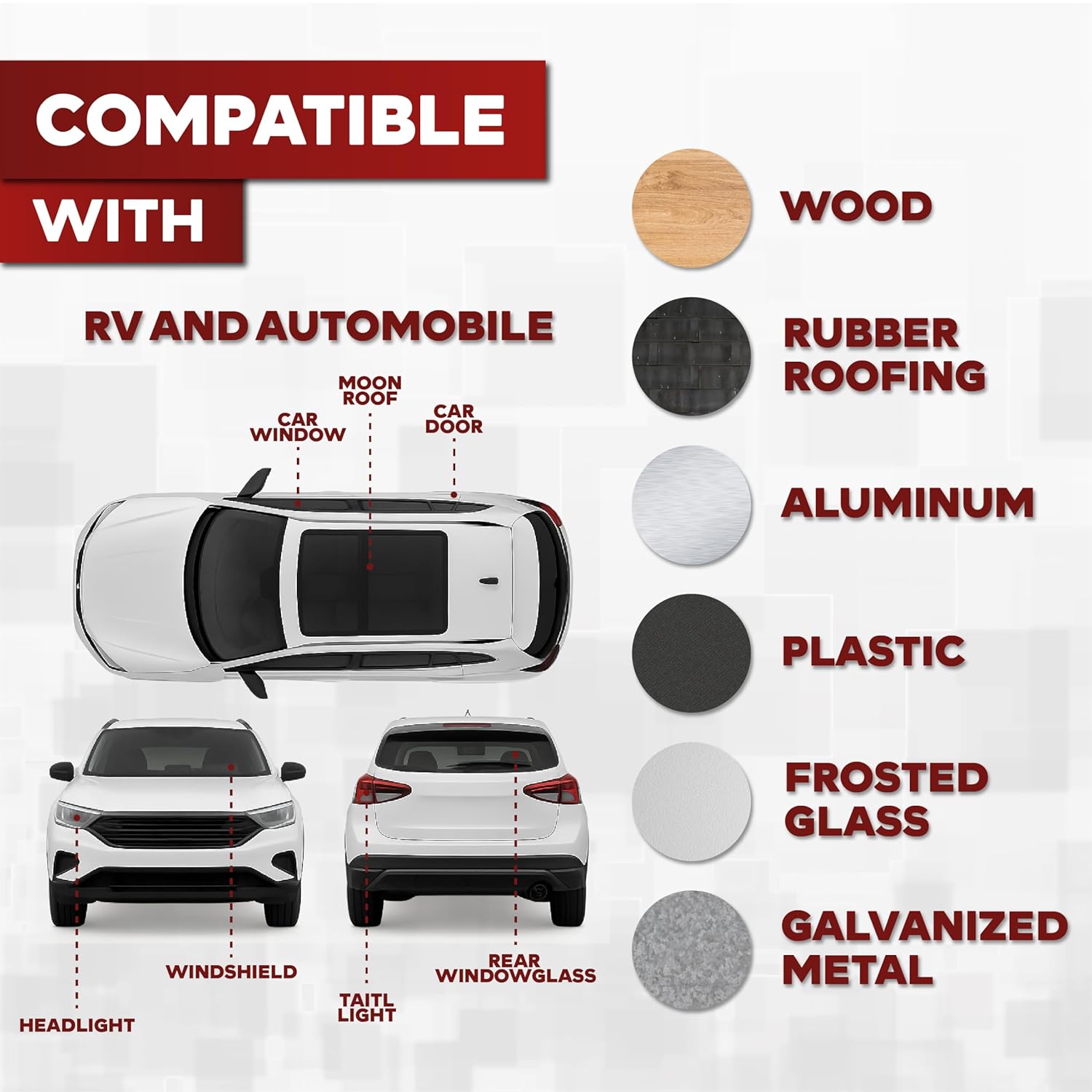 RV Butyl Rubber Sealant Tape