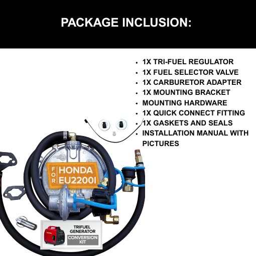 Propane, Natural Gas, Gasoline Tri-Fuel Conversion Kit