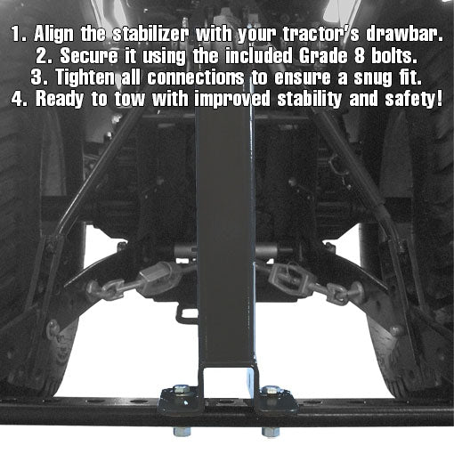 Draw Bar Stabilizer for Category 1 Tractors