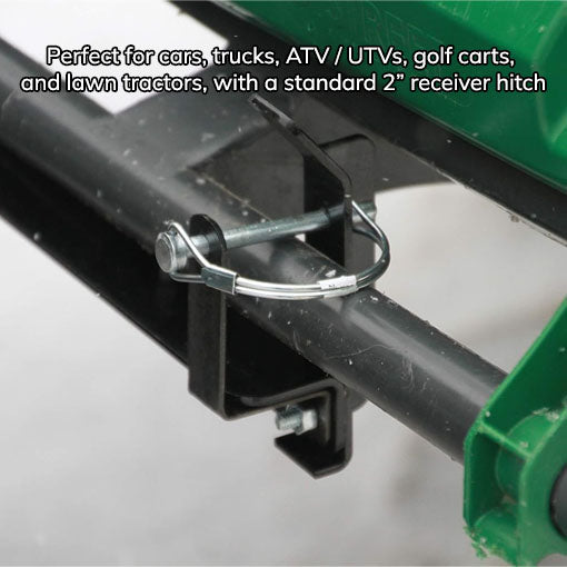 Dual Can Receiver Garbage Hauling Hitch