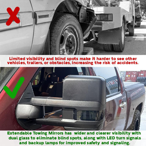 Extendable Towing Mirrors