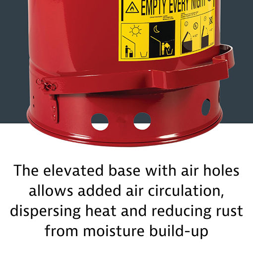 Foot-Operated Oily Waste Can