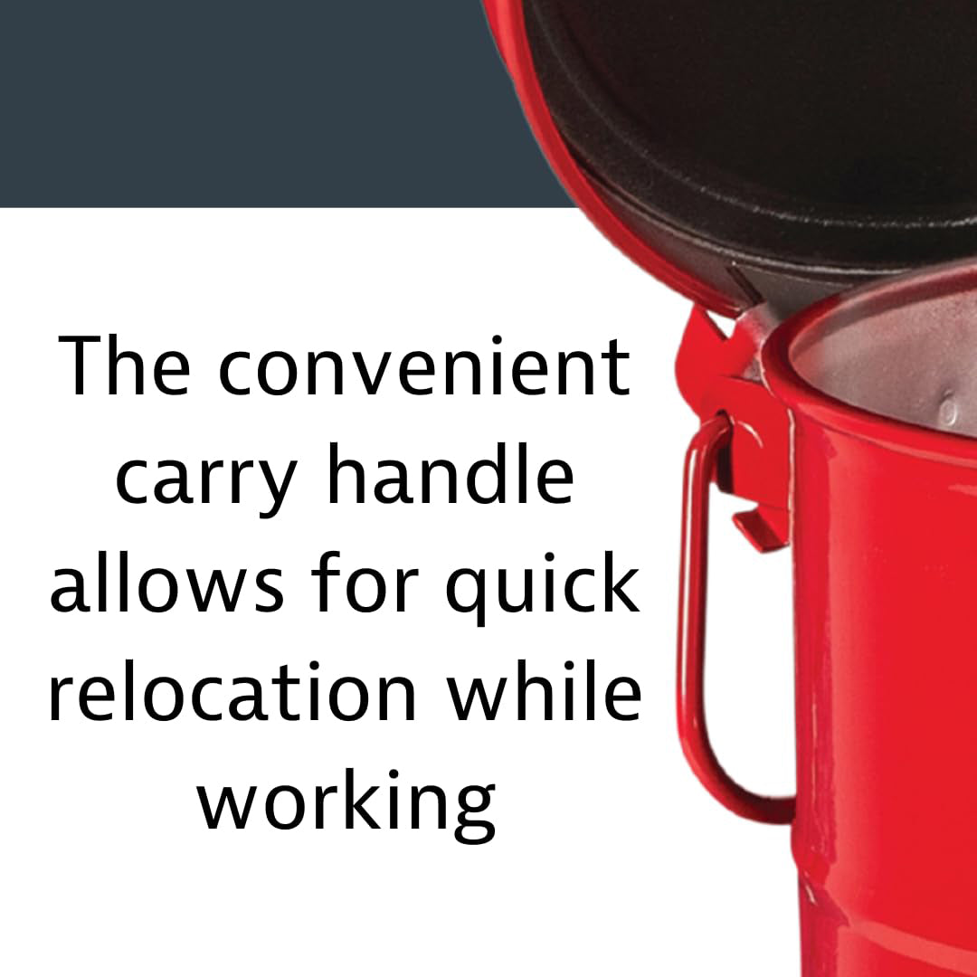 Foot-Operated Oily Waste Can