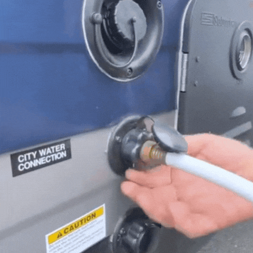 RV City Water Inlet with Built-In Pressure Regulator