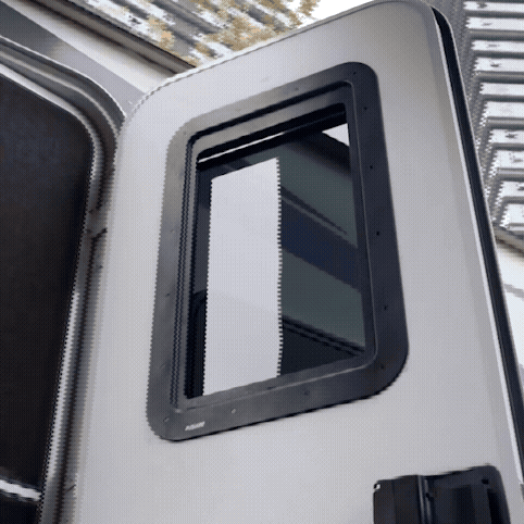 RV Entry Entrance Door Window Replacement