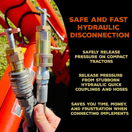 Hydraulic Quick Coupling Pressure Decompression Tool