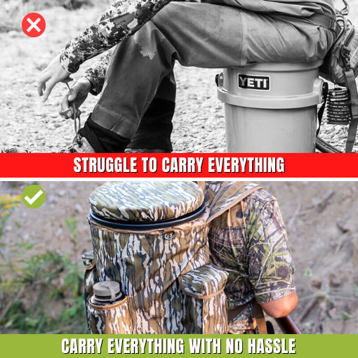 Insulated Venture Hunting Bucket Backpack