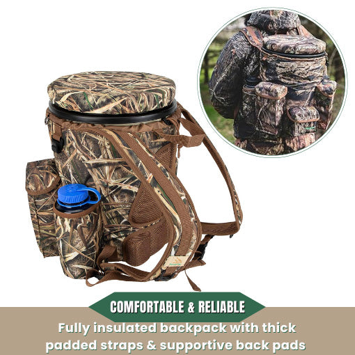 Insulated Venture Hunting Bucket Backpack