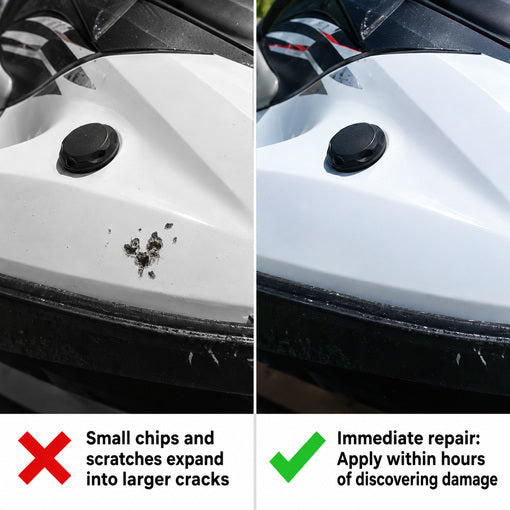 All-in-One Marine Fiberglass Repair Kit (White)
