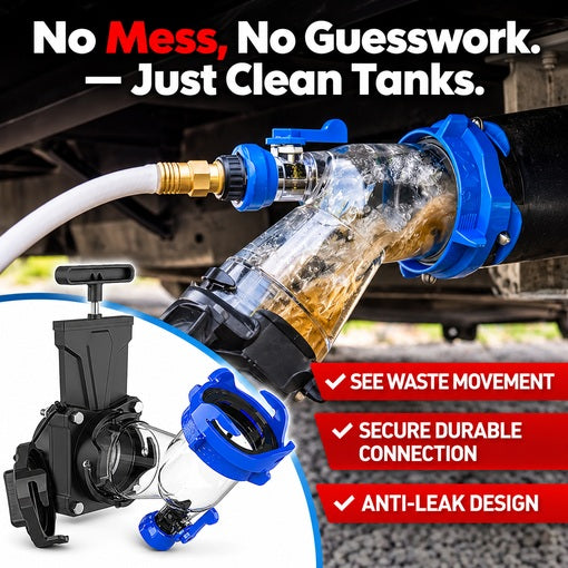 3-in-1 RV Sewer & Black Tank Cleaning Essentials Bundle