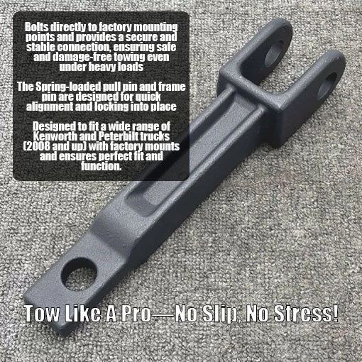 Single Tow Hook with Pull Pin and Frame Pin