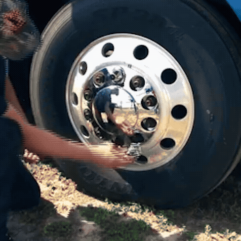 20-Pack Semi-Truck Push-On Lug Nut Cover