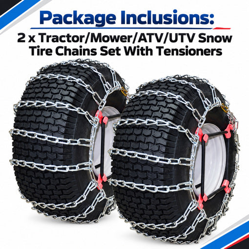 Tractor/Mower/ATV/UTV Snow Tire Chains Set