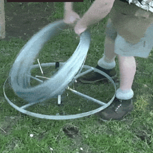 Spinning Jenny Fence Wire De-Reeler