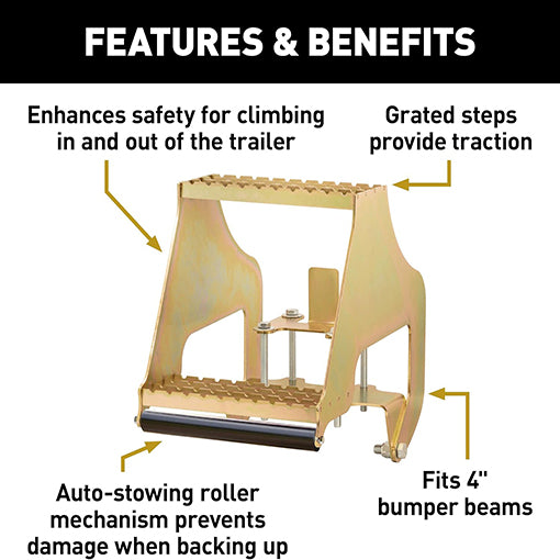 Truck Folding Rear Entry Step