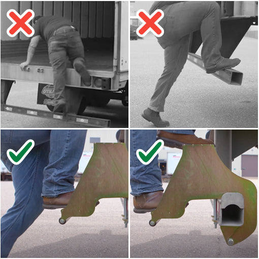 Truck Folding Rear Entry Step