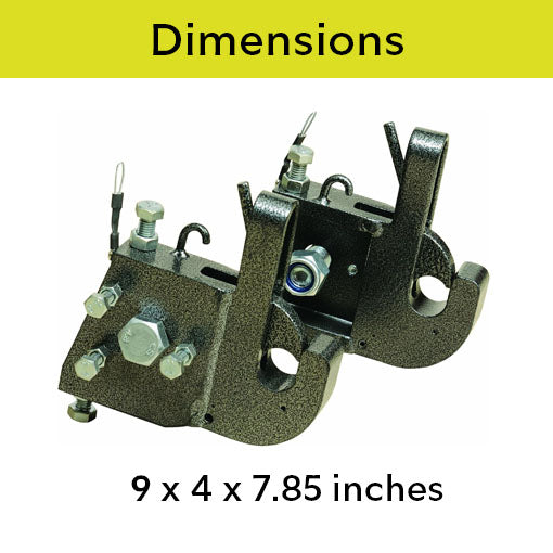 Universal Fast Change Hitch System for CAT 1 and CAT 2