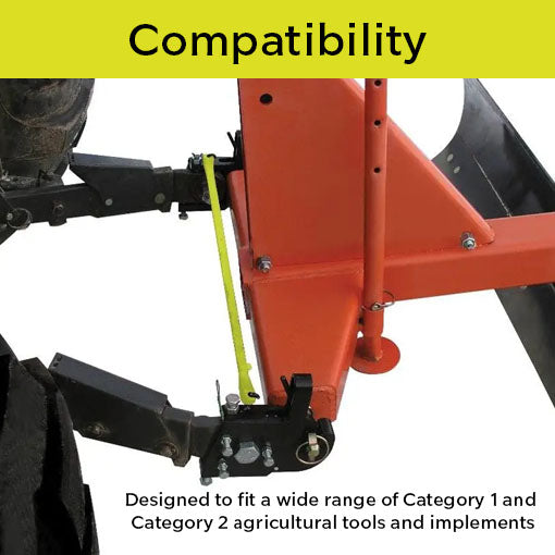 Universal Fast Change Hitch System for CAT 1 and CAT 2