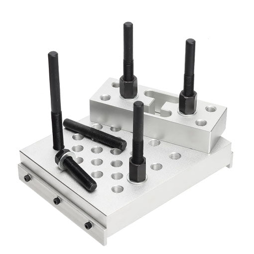 Universal Drill Press Support Block Plate Tool Set Kit