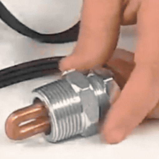 120V Engine Block Immersion Heater with 1" NPT Thread Adapter