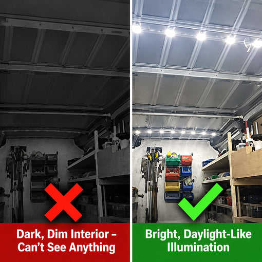 Plug-and-Play 12V 60-LED Interior Van Light Kit